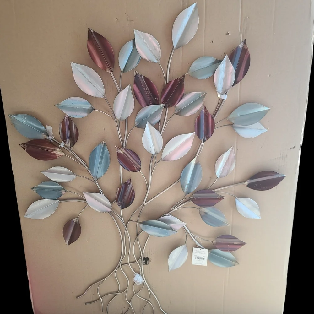 Tree of Life Wall Decor Metal MultiColor Home Decor Regal Art & Gifts 38" - Picture 1 of 17